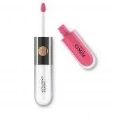 KIKO UNLIMITED DOUBLE TOUCH Стойкая двусторонняя жидкая помада - 111 Satin Pink Camellia-ann_img