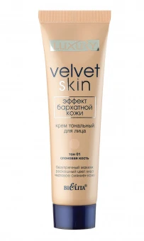 Белита Крем тональный для лица Эффект бархатной кожи тон 01 слоновая кость-det_img