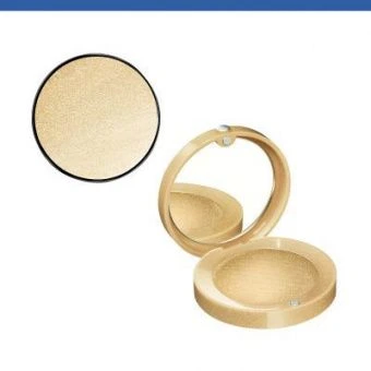 Bourjois Тени для век Little Round Pot - 12 Extra-or-dinaire, блестящее желтое золто-det_img